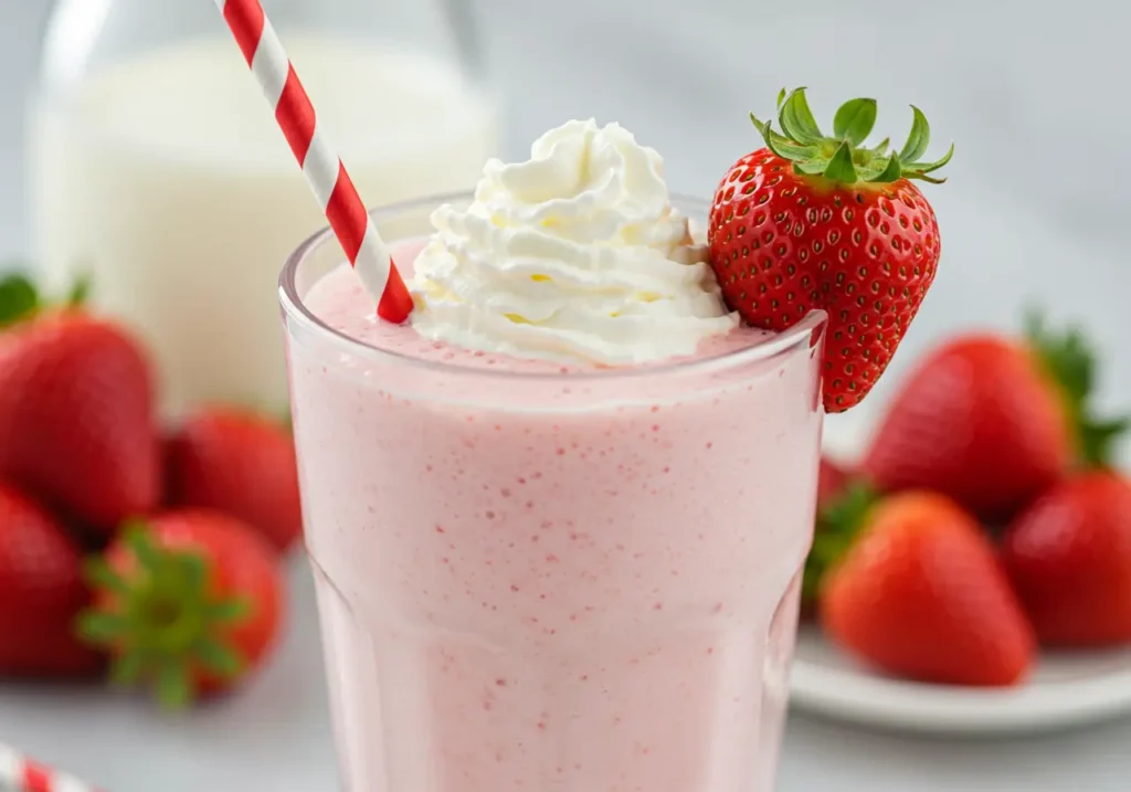 strawberry milkshake