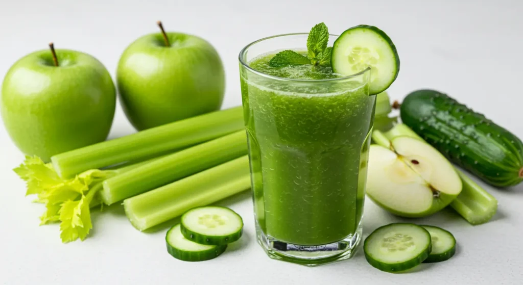 Celery-Apple-Cucumber-Green-Juice
