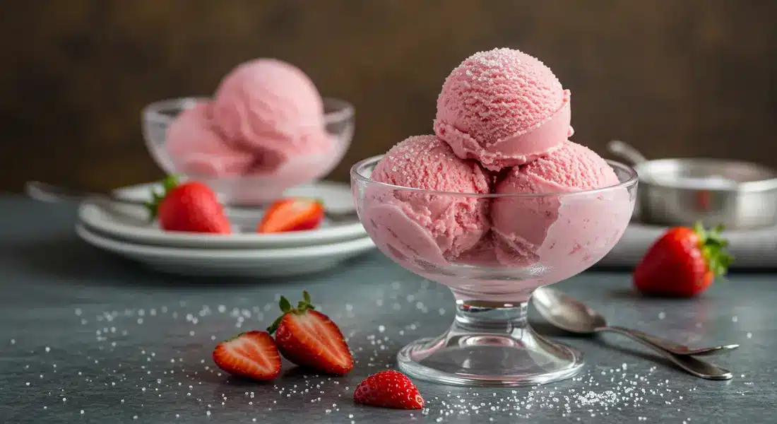 Strawberry and Cream Ice Cream Recipe