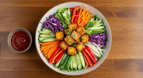 Korean tofu salad