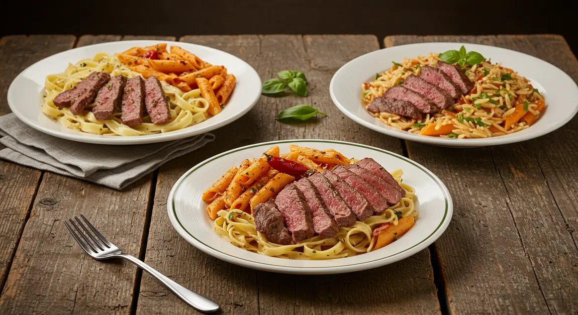 steak and pasta recipes