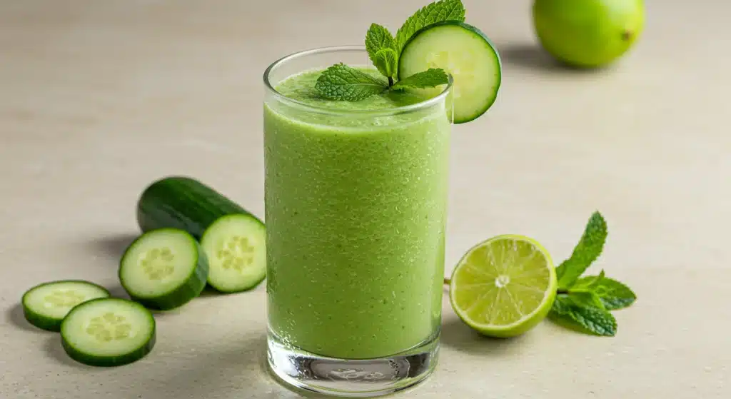 Cucumber Mint Refresher Protein Smoothie