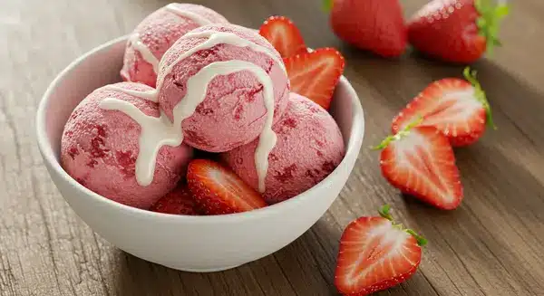 Strawberry and Cream Ice Cream Recipe