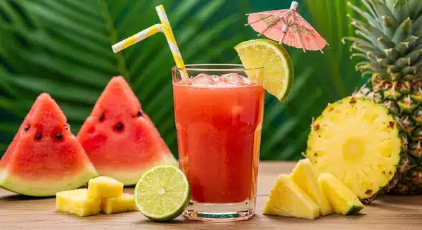 Watermelon juice recipes.