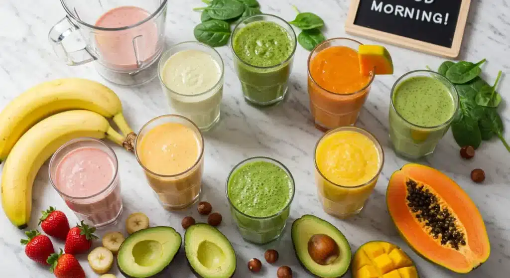 quick smoothie recipes for breakfast