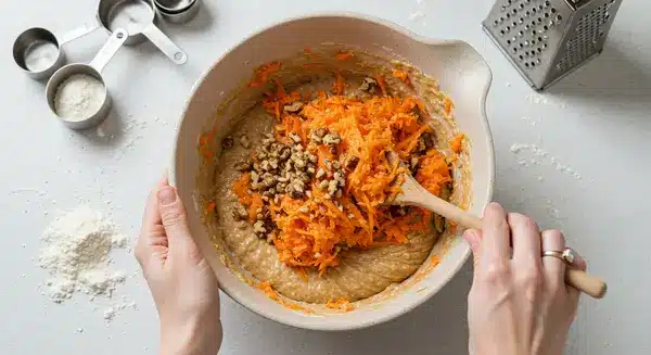 carrot walnut cake