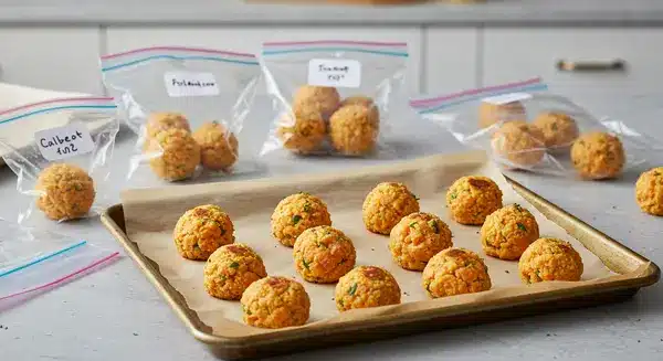 salmon potato balls