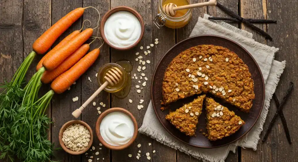 carrot cake with oats